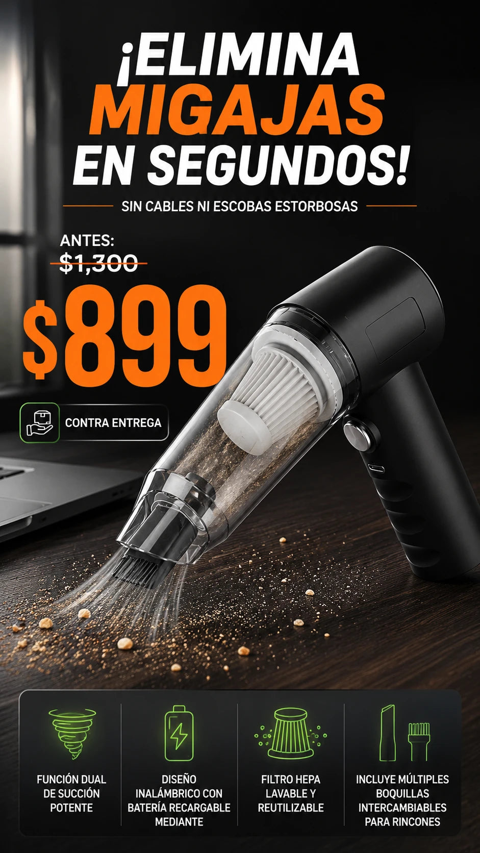 ASPIRADORA DE MANO