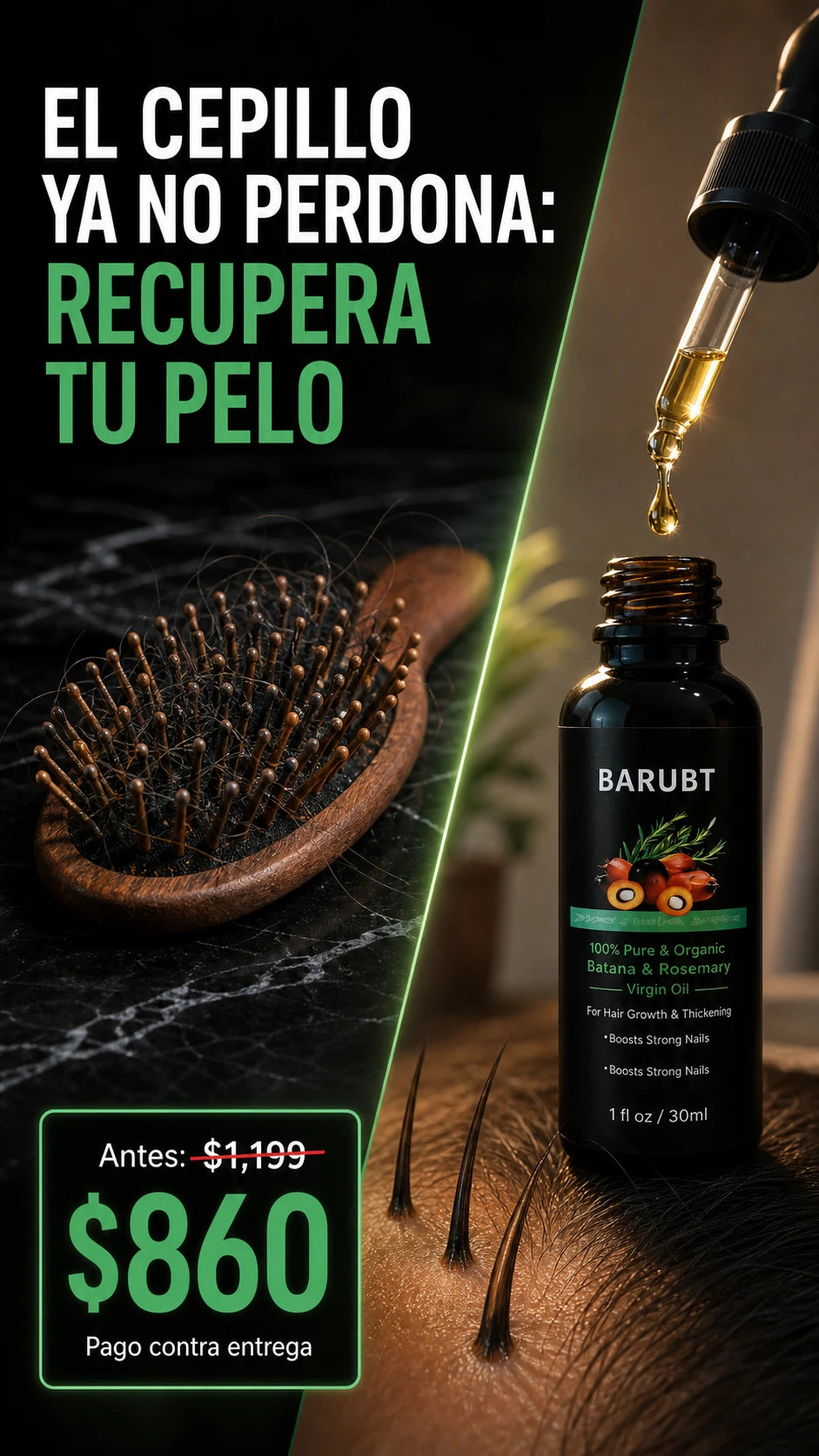 Aceite de batana para cabello
