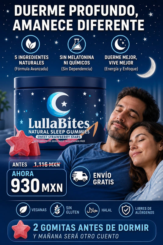 Gomas LullaBites Melatonina Dormir 60 cp